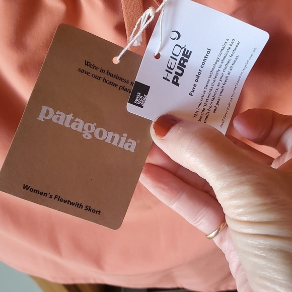 Patagonia Fleetwith Salmon Heiq Pure Sz. S Skort NWT - Picture 12 of 15